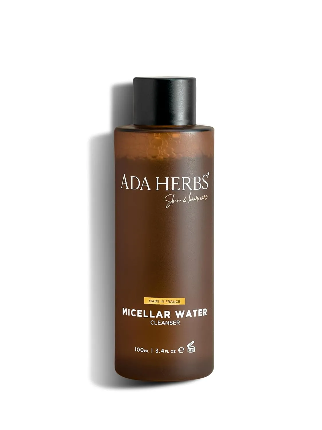 | Micellar Water Cleanser with Rose Water, Cucumber Extract, and Royal Jelly For All Skin Types - Made in France