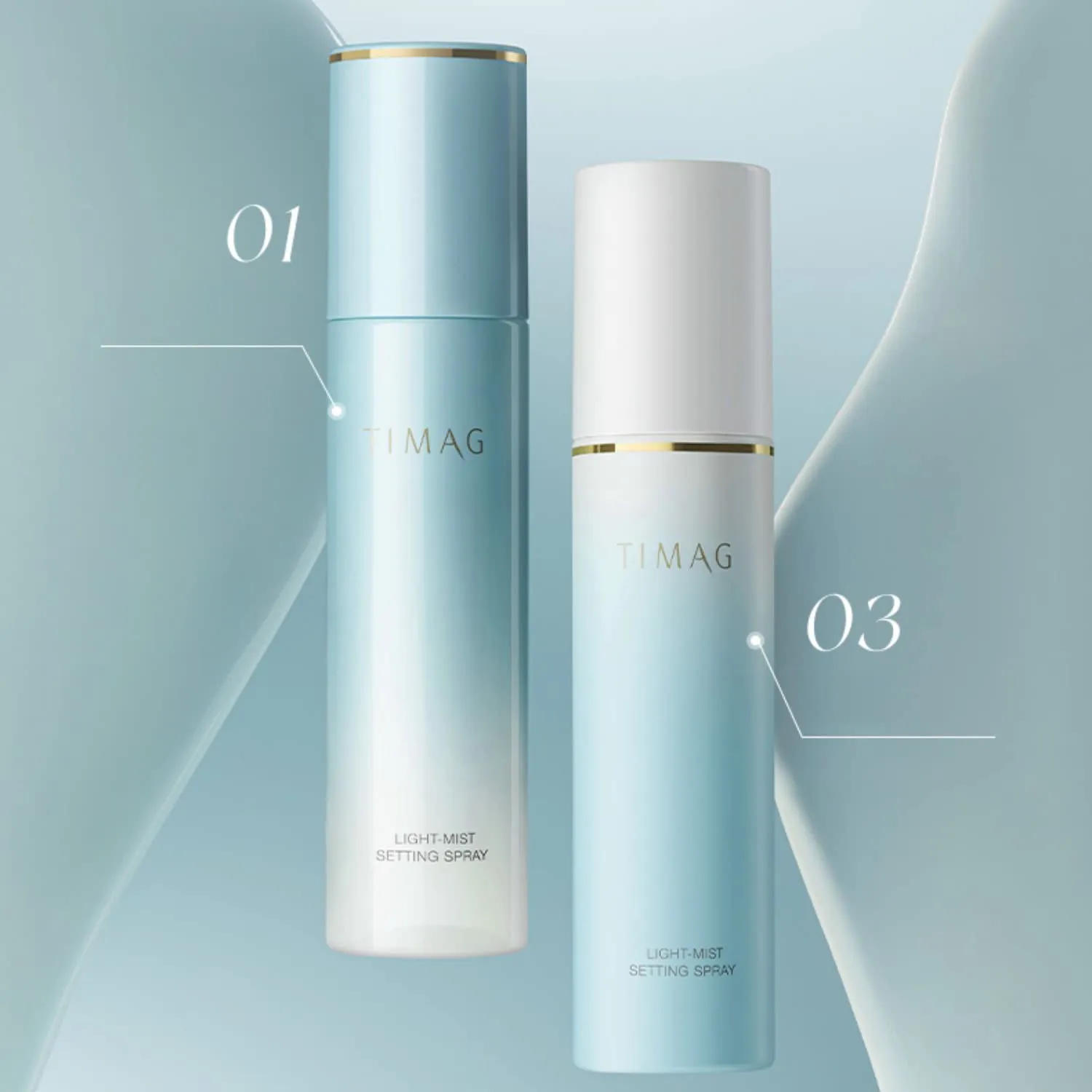 1 PC Caitang Light Mist Setting Spray, Long Lasting Moisturizing Oil Contorl Makeup Setting Spray Keep Your Makeup All Day Long, 120ml / 4.06 FL OZ (01 Moist For Dry Skin, 4.06 FL OZ)