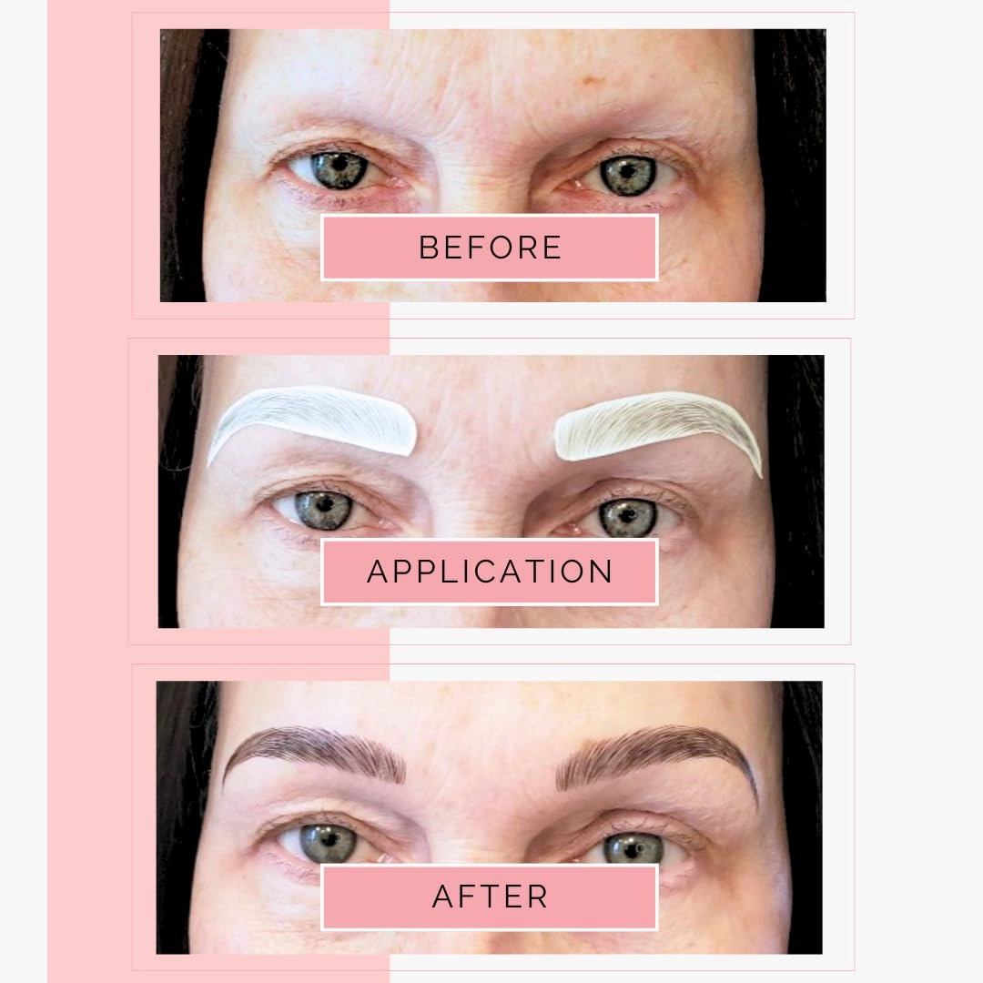 10 Pack Temporary Eyebrow Tattoos Waterproof Eyebrow Stickers, False Tattoos Hair Like Peel Off Instant Transfer Brows For Women And Men | Natural Strokes, Shaping (arched, ginger)