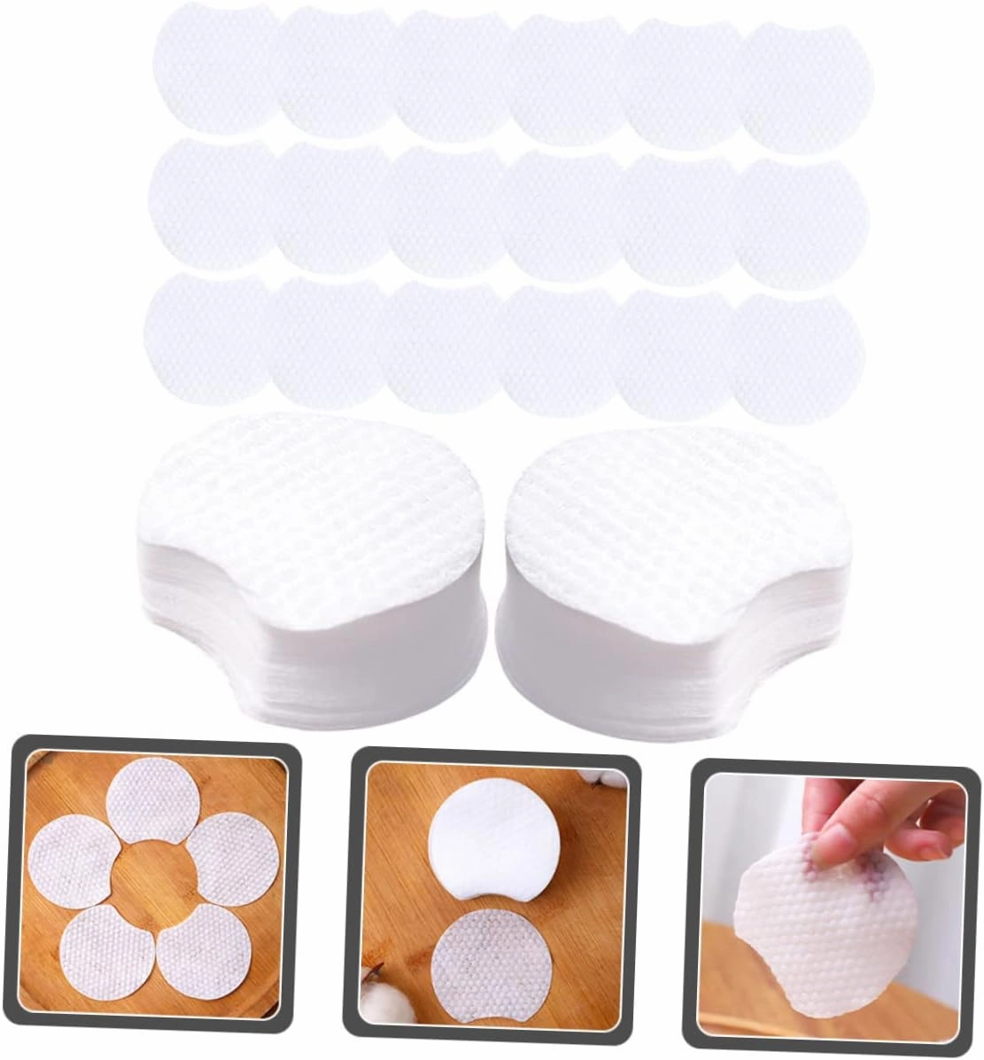 1200 Sheets Disposable Face Makeup Remover Pads Soft Thicker for Deep Cleansing