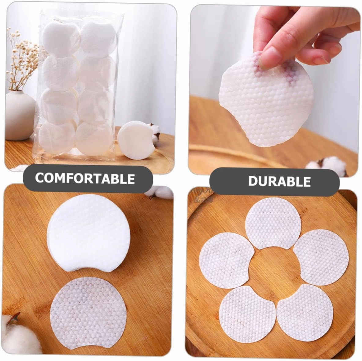 1200 Sheets Disposable Face Makeup Remover Pads Soft Thicker for Deep Cleansing