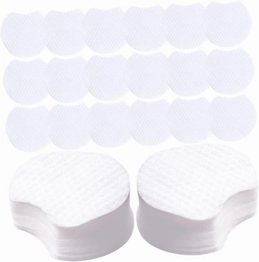 1200pcs Semicircular Makeup Remover Pads Facial Pads Large Exfoliating Rounds for Washing Face
