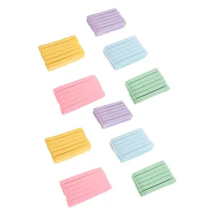 120pcs Compressed Facial Cleaning Pads Soft Makeup Sponges for All Skin Types Gentle and Comfortable Random Colors for Daily Cleansing and Exfoliating