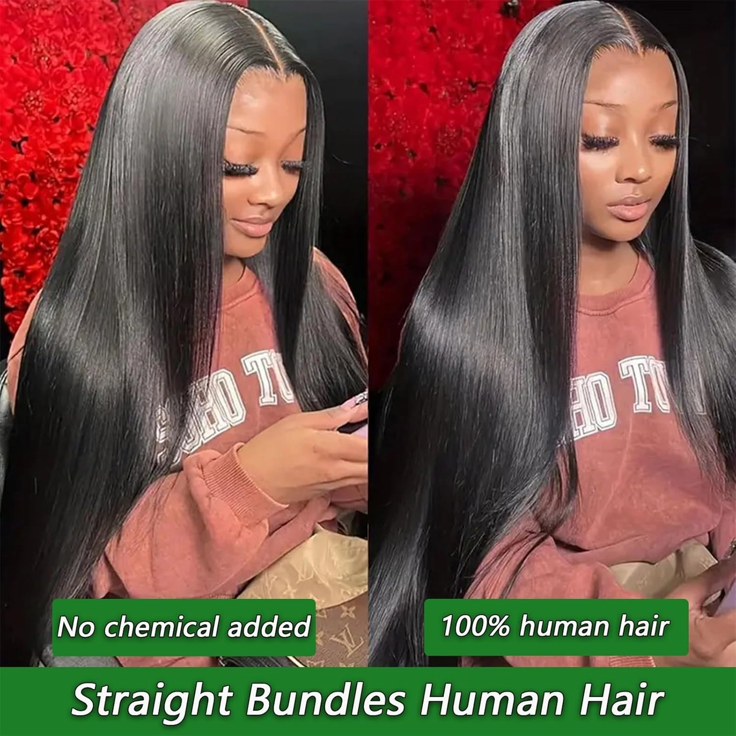 12A 14 16 18 20 Inch Straight Bundles Human Hair 100% Unprocessed Brazilian Virgin Hair Extensions Trippy Raw Quick Weave Sew In Glossy Billion 4 Hair Bundles Human Hair for Women Natural Black