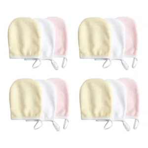 12pcs Microfiber Facial Cleaning Pads Soft Reusable Makeup Removal for Effortless Pore Cleansing Refresh Portable Face Towels Random Colors