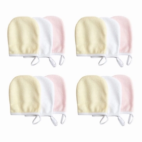 12pcs Reusable Makeup Removal Pads Ultra- Cleaning Gloves for Deep Pore Cleansing Convenient Water-activated Use Gentle Skin Random Colors