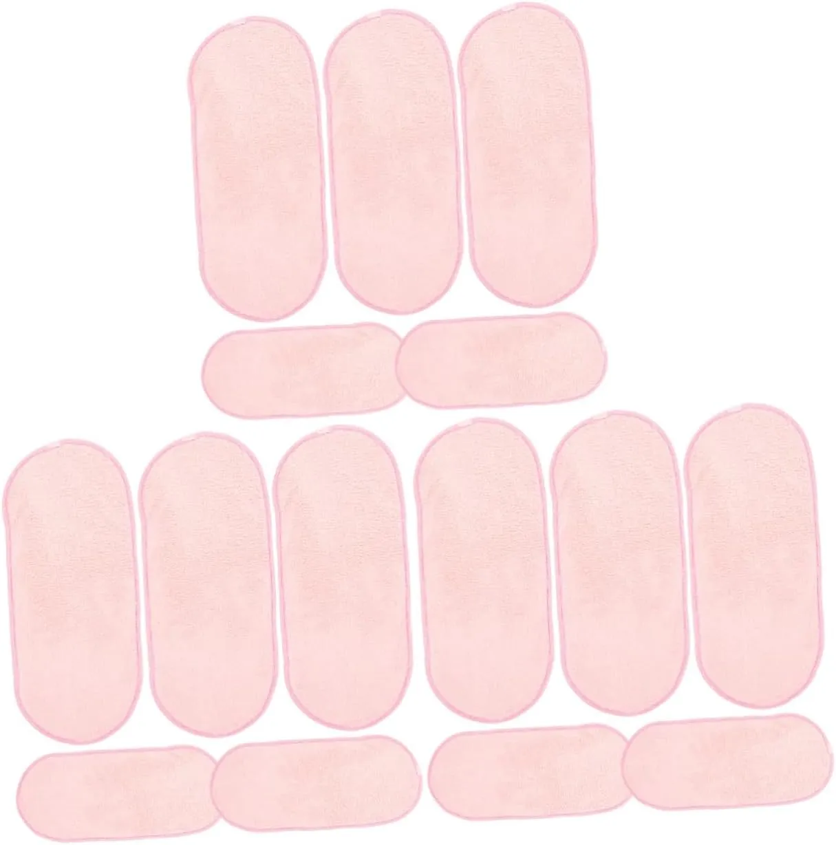 15pcs Reusable Makeup Removing Cloths Soft Fleece Face for Women Portable Cleansing Towels for Travel Outdoor Use Quick-Dry Comfortable Cleaning