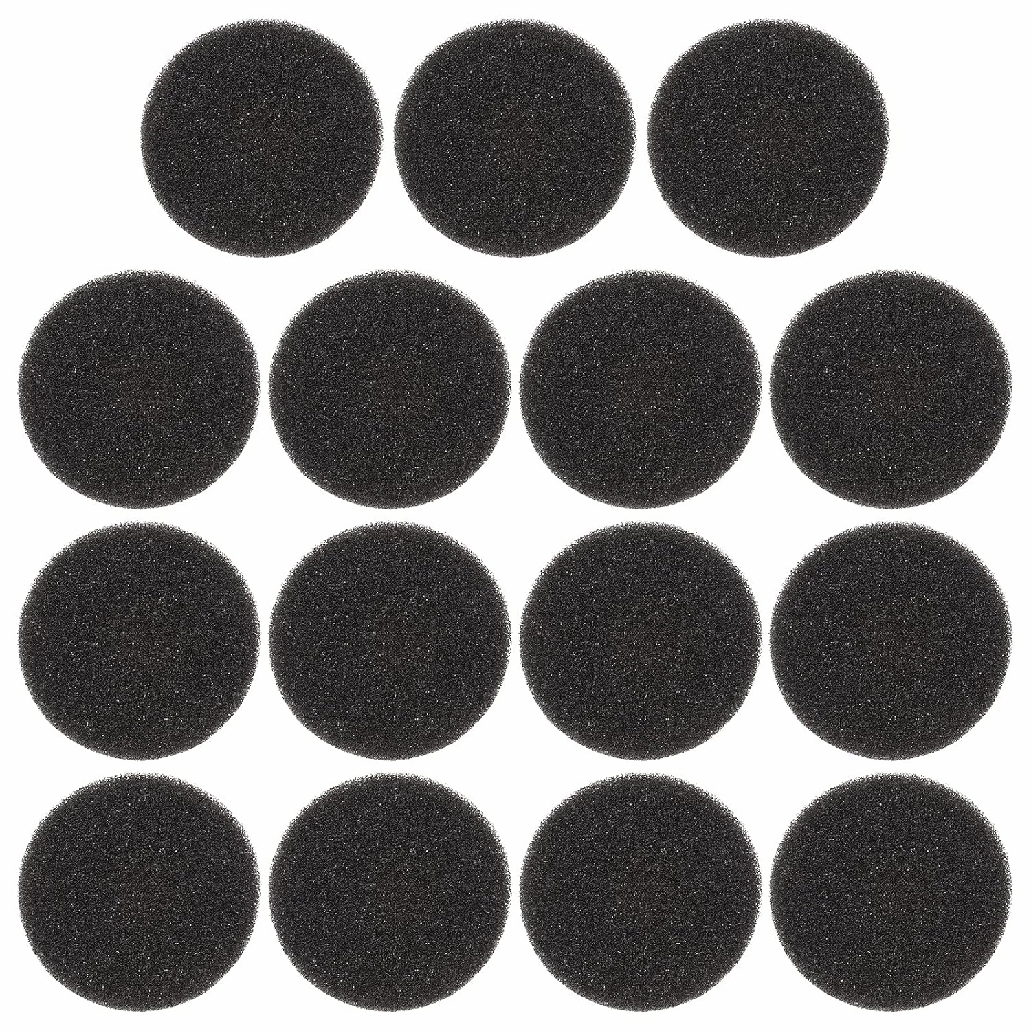 15pcs Makeup Brush Cleaning Sponge Make up Sponges for Face Color Removal Cleaner Sponge Eye Shadow Brush Scrubber Makeup Sponge Dry Cleaning Sponges Brush Cleaning Tools Cosmetics