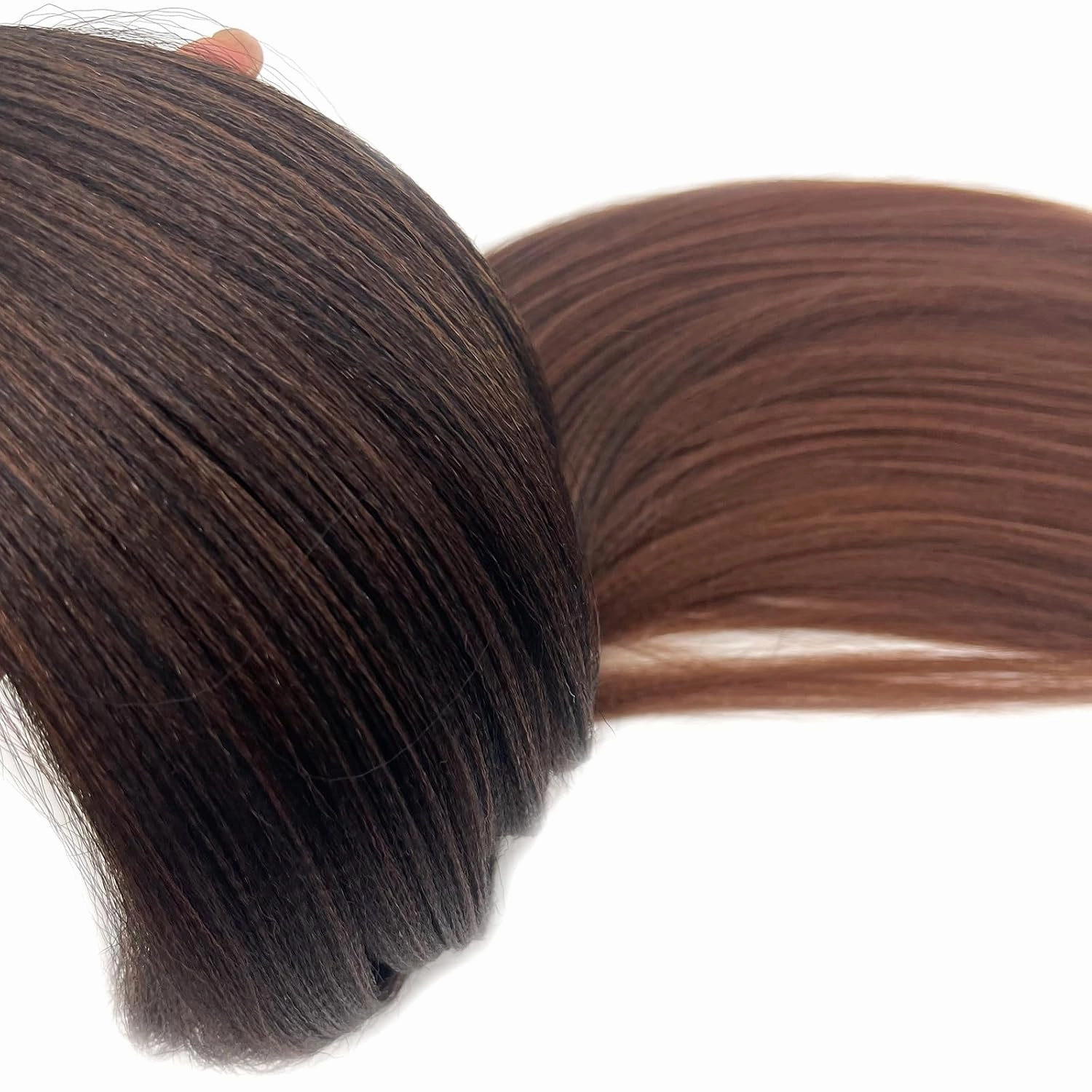 1b/30 Brown Ombre Braiding Hair Pre Stretched 24 Inch Braids Weave Pre Braided Hair for Crochet Braiding Synthetic Knotless Hypoallergenic Yaki Jumbo Box Braids Extensions