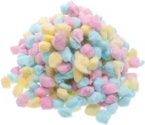 1Pack Colored Cotton Balls for Face Cleaning Makeup Removal Crafts Soft Gentle for Home Salon Use