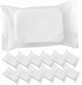 1pack Compressed Makeup Pads Non-Woven Face Cleansing Rounds Gentle Facial Pads for Daily Use Travel-Friendly Cosmetic Cleaning