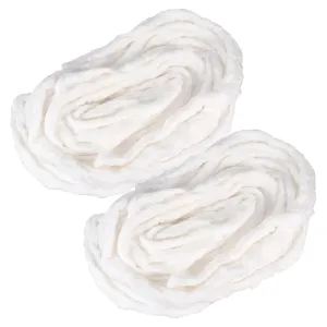 2-pack Salon Cotton Roll for Makeup Art Perms Large Reusable Cotton Pads for Face Skin Care