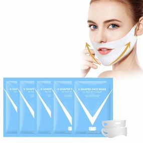 2024 New Bloskin Double Chin Mask Reusable, Bloskin Lift Mask, Bloskin Lifting Face Mask, Bloskin Double Chin Mask, Bloskin Chin Lift Mask (5pcs)