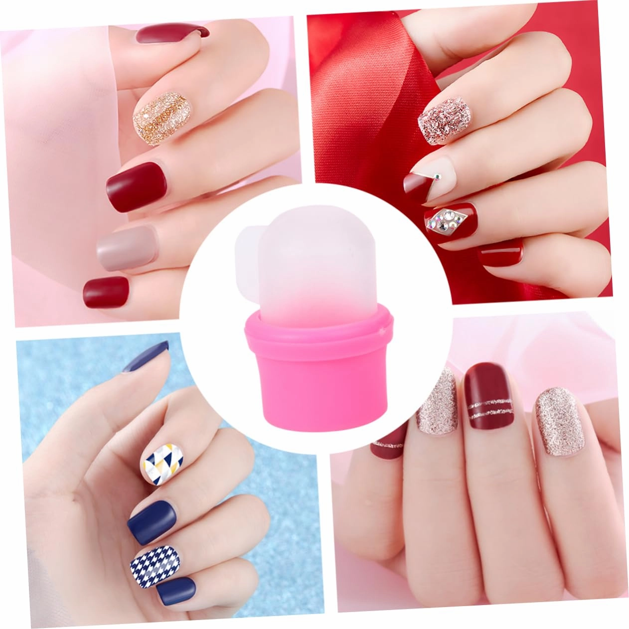 20 PCS finger clips gel remover nail polish remover clips gel nail remover clips Nail Art Soak Off Cap nail clips gel removal gel soak off caps makeup remover Manicure tools