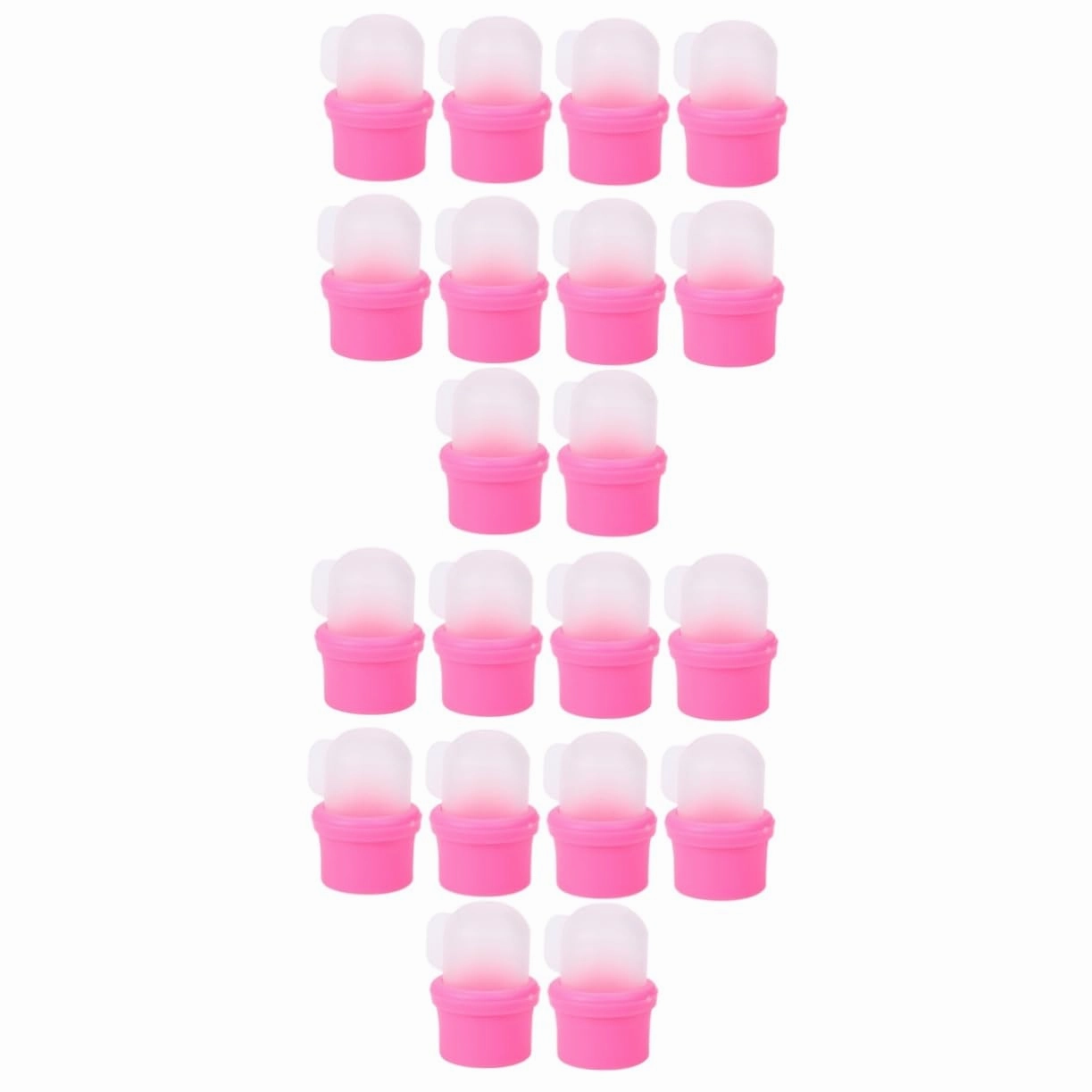 20 PCS finger clips gel remover nail polish remover clips gel nail remover clips Nail Art Soak Off Cap nail clips gel removal gel soak off caps makeup remover Manicure tools