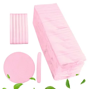 240 Counts PVA Facial Sponges - Compressed, Expandable, Pink - Soft, Absorbent, Biodegradable Face Sponges for Cleansing, Exfoliating, Makeup Removal - Economical, Reusable, Easy to Store