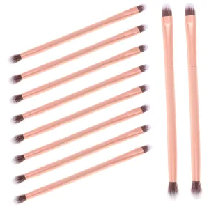 24pcs Double-ended Makeup Brush for Women Versatile Eyeshadow Nose Contour and Highlighter Applicators Lightweight Travel-friendly Eye Makeup Tools