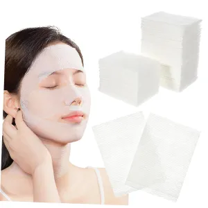 2packs Stretchable Cotton Pads for Face Toner Makeup Remover Pads Soft Absorbent Facial Cotton for Wet Compress Multi-functional Use for Makeup