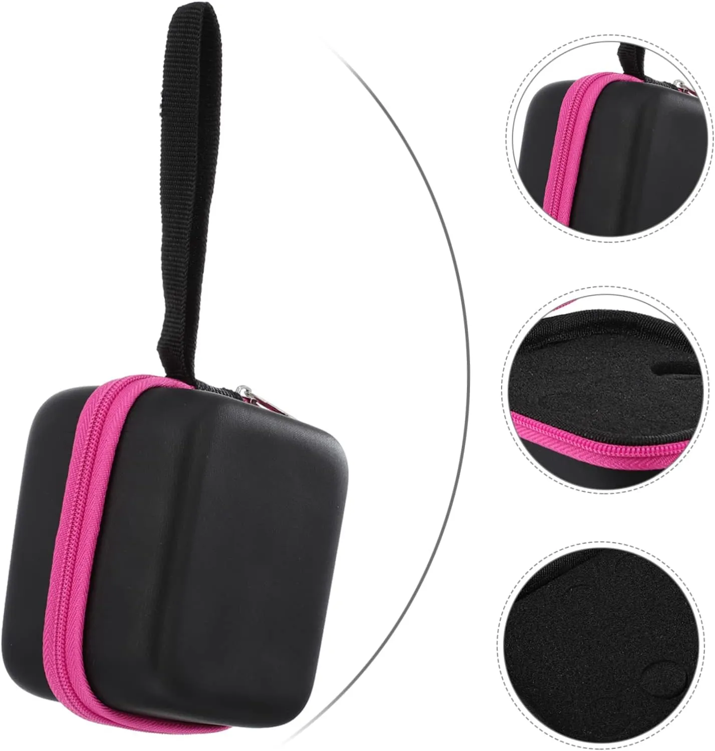 2pcs 9 15 Essential Grids Holder Oil Case Er Bottles Oils Pouch Bag Shockproof Storage Carrying Ml, Rosy, 9x8x6cm
