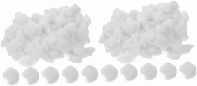 2pcs 1 Lint Cotton Pads for Makeup Removal Soft Gentle Cotton Balls for Manicure Nail Cleaning Tool