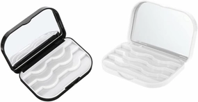 2pcs False Eyelash Storage Box Compact Eyelash Holder Case for Easy Organization and for Faux Lashes Design
