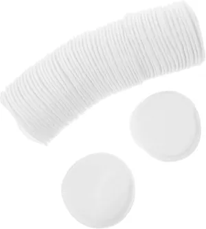 2sets 200pcs Round Facial Cleaning Pads Reusable Makeup Gentle Cleansing Tool for All Skin Types for Home Travel Soft and Washable Makeup Cushions 200pcs*2
