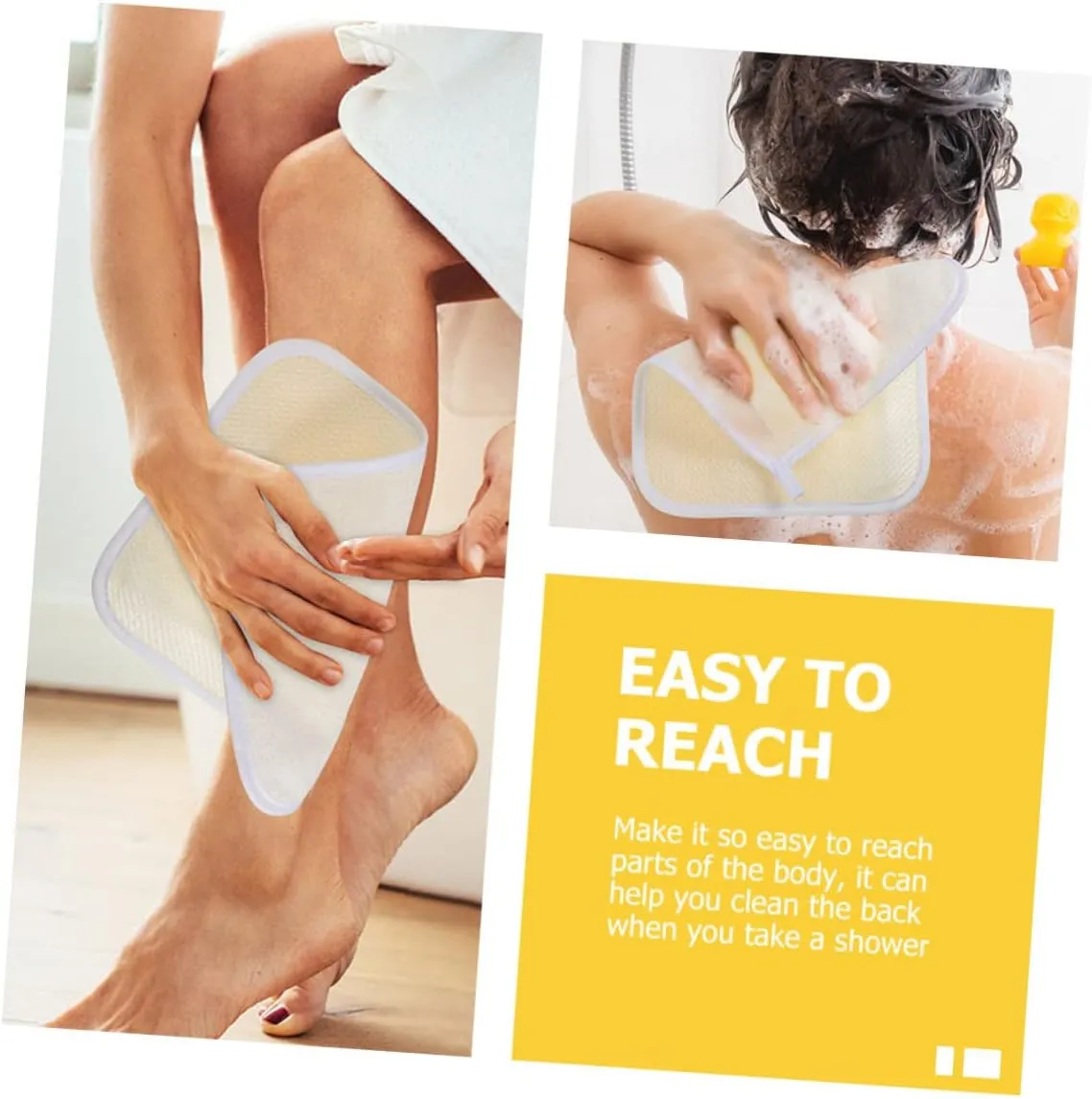 2sets Exfoliating Back Scrubber Bath Towel Deep Clean Shower Towels Japanese Washcloth Men Women Long Body Scrubbing 5pcs*2