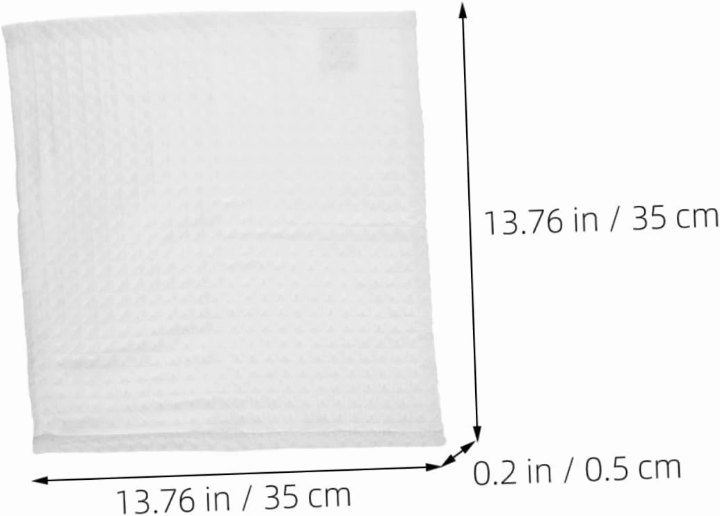 2sets Cotton Towels Square Face Washing Cloths Reusable Makeup Remover Pads Soft Hand Towels 3pcs*2