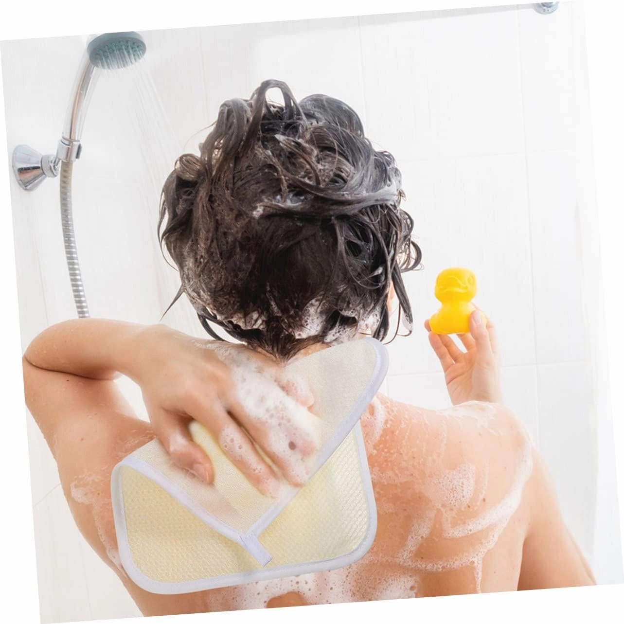 2sets Exfoliating Back Scrubber Bath Towel Deep Clean Shower Towels Japanese Washcloth Men Women Long Body Scrubbing 5pcs*2