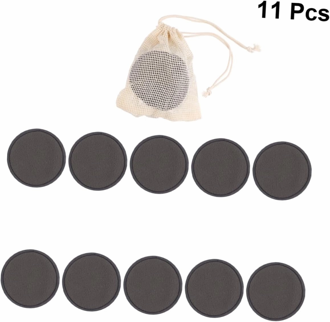 2sets Makeup Removal Pads Reusable Face Cloths Soft Cleaning Washable Makeup Removal Towels 10pcs*2