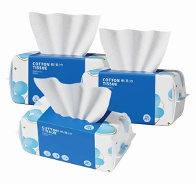 300 Count Ultra Soft Washcloths,Facial Cotton Tissue,Lint-free cotton dry wipes Multi-Purpose for Skin Care,Make-up Wipes,Face Wipes and Facial Cleansing