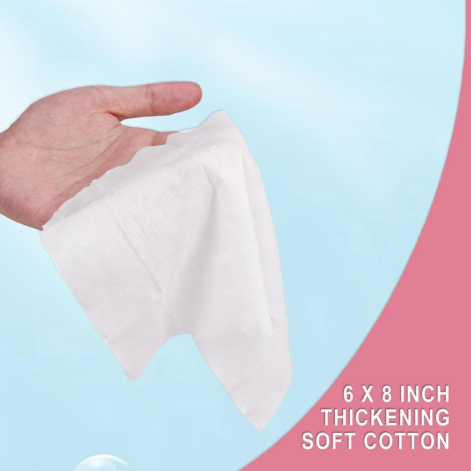 300 Pcs Fragrance Free, Plant Based Wet Wipes, Aloe Vera, Individually Wrapped, Flushable, for Butt, Hands, Sweat, Public Toilets, Outdoor Activities