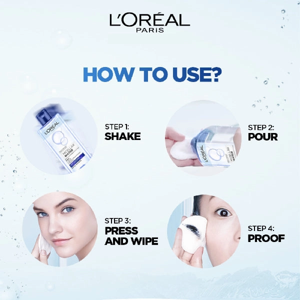 3-in-1 Deep Cleansing Micellar Water for long wear makeup remover