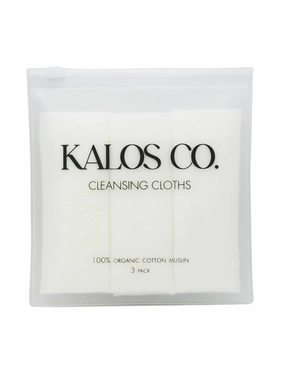 3 pack organic face cloths made with 100% organic cotton, organic muslin facial cloths, cotton organic wash cloths, organic skin care, cloths for face wash cloths