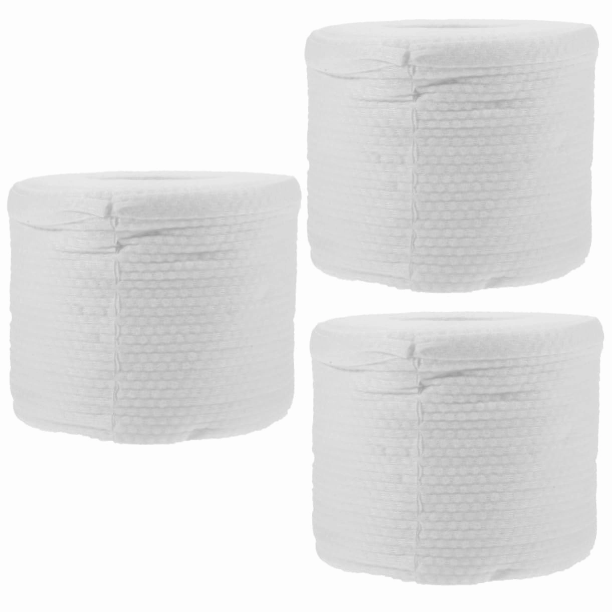 3 Rolls Soft Face Towel Face Cloths for Drying Soft Comfortable for Beauty Salons