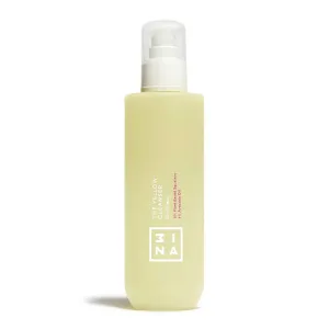 3INA MAKEUP - The Yellow Cleanser - Oil Cleanser 5% Plant-Based Squalane   1% Avocado Oil - Cleansing Oil Face for Improve Skin Texture Elasticity & Care - Vegan - Cruelty Free