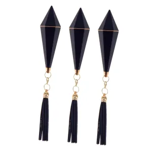 3pcs Refillable Lip Gloss Tube with Diamond Tassel Containers for Travel Diy Gloss Compact Design for Makeup Bag