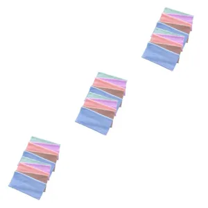 3sets Microfiber Facial Towel Gentle Makeup Remover Cloth Soft Edges for Sensitive Skin Compact for Travel and Home 10pcs*3