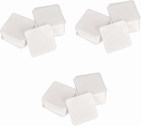 3sets Cleaning Pads for Eyelash Glue Nail Polish Cotton Makeup Pads 100 Count Soft Gentle 170pcs*3
