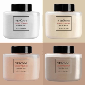 3xLoose Face Powder Semi-Matte Smooth Makeup Oil Control 02, 5.5x6x4cm