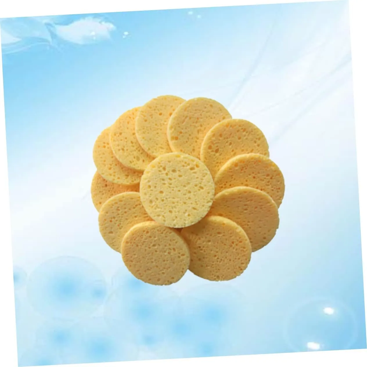 40pcs Skin-Friendly Makeup Cotton Pads Cleaning Puff Soft Exfoliating Sponges for Deep Cleansing Safe for Skin for Daily Makeup Removal