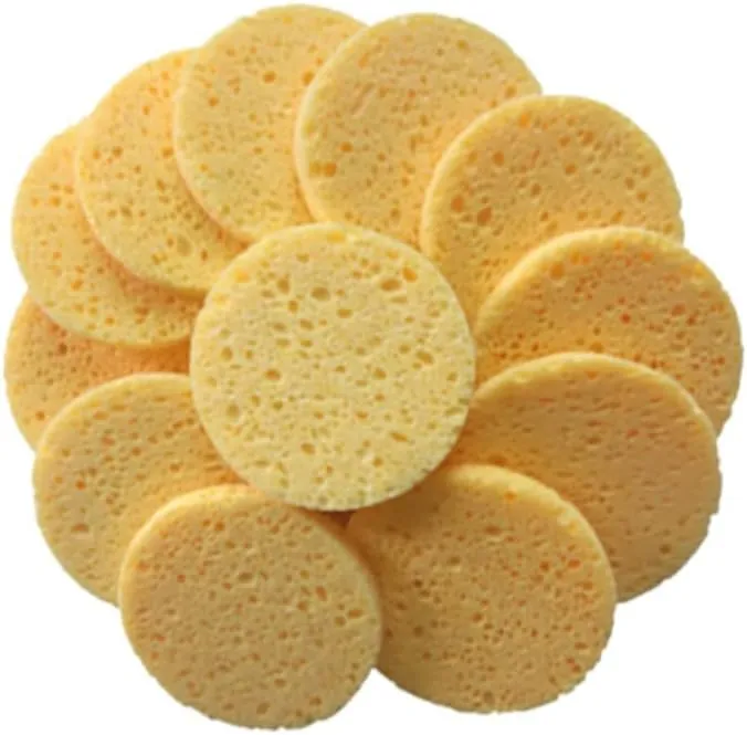40pcs Skin-Friendly Makeup Cotton Pads Cleaning Puff Soft Exfoliating Sponges for Deep Cleansing Safe for Skin for Daily Makeup Removal
