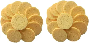 40pcs Skin-Friendly Makeup Cotton Pads Cleaning Puff Soft Exfoliating Sponges for Deep Cleansing Safe for Skin for Daily Makeup Removal