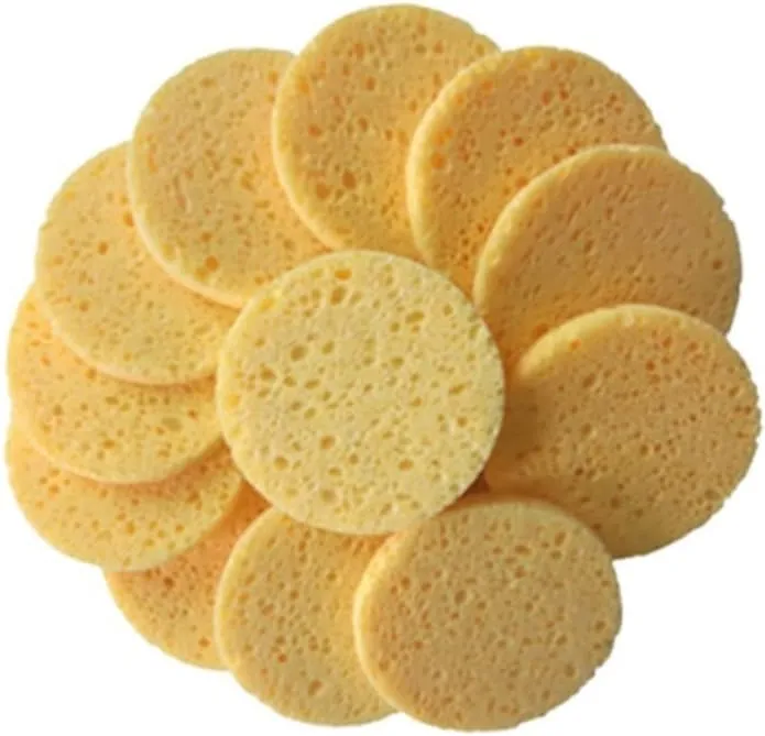 40pcs Skin-Friendly Makeup Cotton Pads Cleaning Puff Soft Exfoliating Sponges for Deep Cleansing Safe for Skin for Daily Makeup Removal