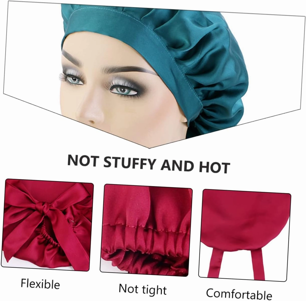 4 Pcs Hair Cap Hats Has Maternal Hat Adult Cap Sleeping Hat Household Sleep Cap Pregnant Women Sleep Hat