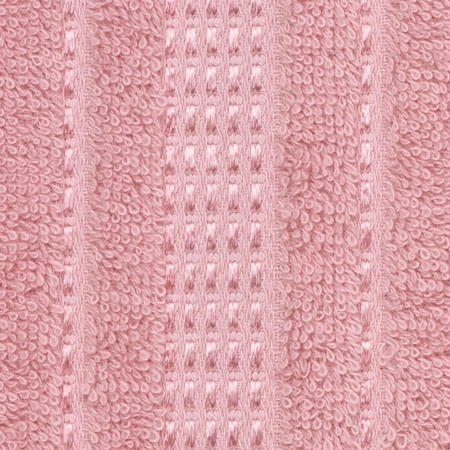 4 Piece Washcloth Set, 100% Turkish Cotton Towels for Body and Face, 12 in x 12 in, Absorbent, Quick Dry, Durable and Soft, Baby Towels, Wash Rags for Kitchen, Powder Pink