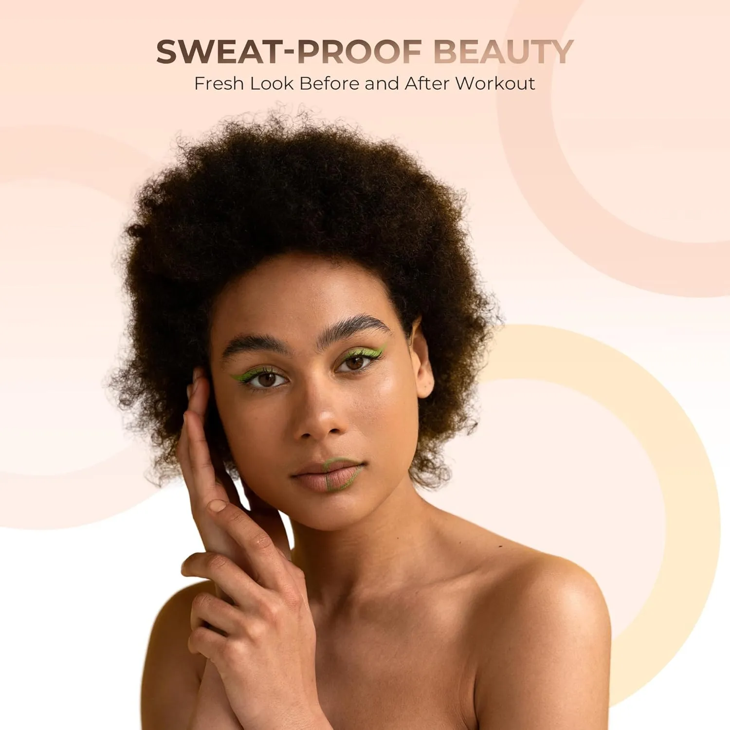 4pc Full Size Kit (Ebony Shade) Mineral Makeup Matte Translucent Loose Foundation   Kabuki Brush   Concealer   Finishing Setting Powder   Bare Face Full Coverage SPF 30 All Skin Types Waterproof