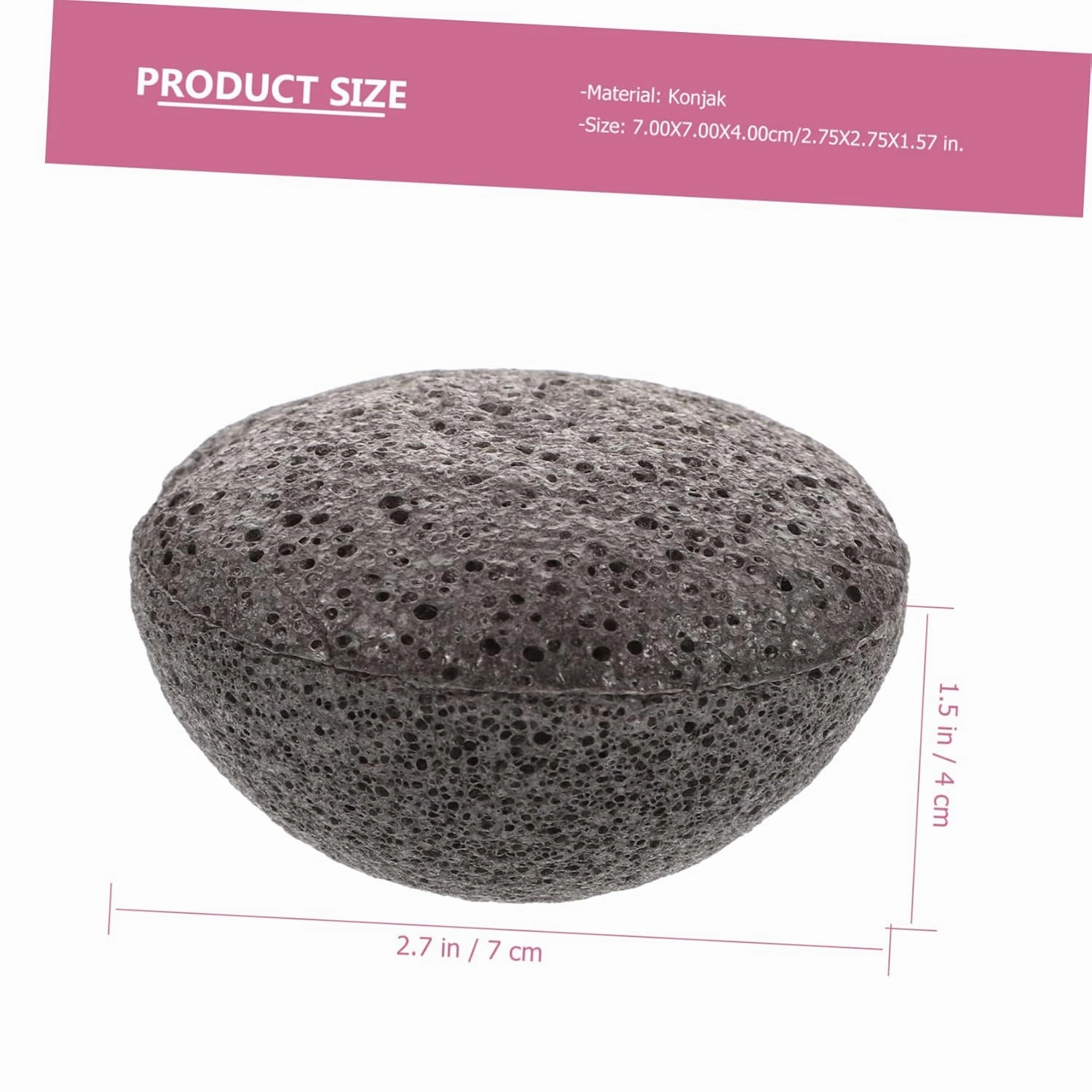 4pcs Facial Cleansing Exfoliating Sponge Face Scrubber for Makeup Removal Gentle Pore Cleansing Tool for Daily Use Soft Easy to Hold