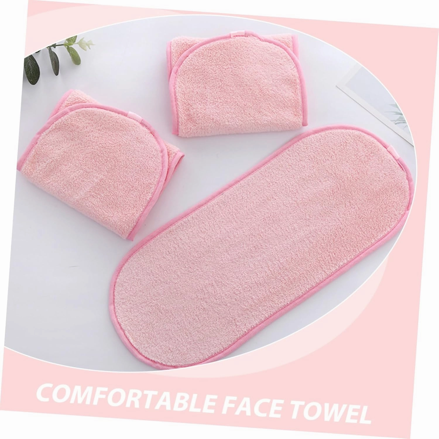 4sets Portable Face Wash Cloths Soft Absorbent Makeup Removal Towels for Travel Camping and Daily Use Fleece Face Towels for Gentle Skin Cleansing 5pcs*4