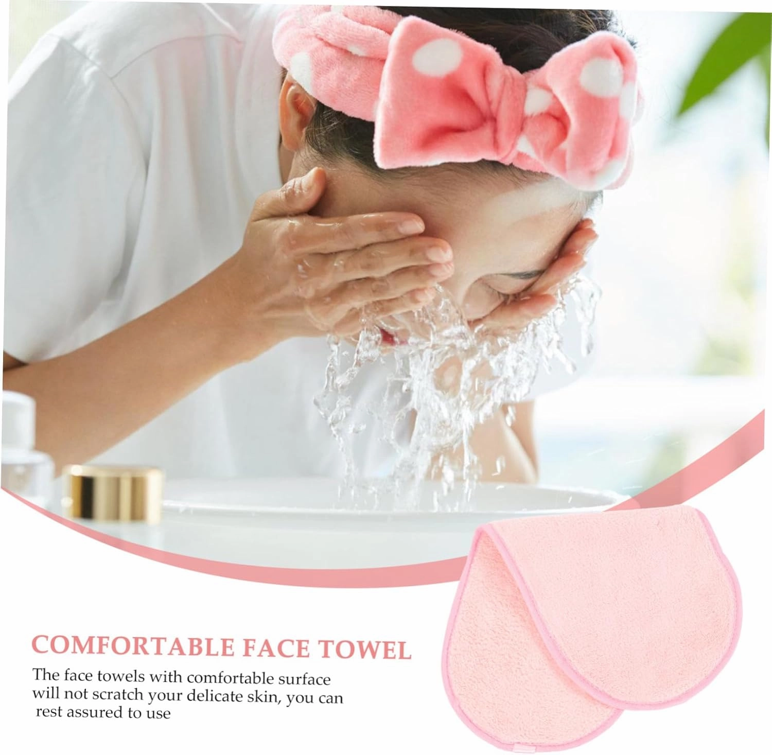 4sets Portable Face Wash Cloths Soft Absorbent Makeup Removal Towels for Travel Camping and Daily Use Fleece Face Towels for Gentle Skin Cleansing 5pcs*4